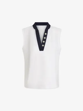 Shelby Performance Tank White/Blue