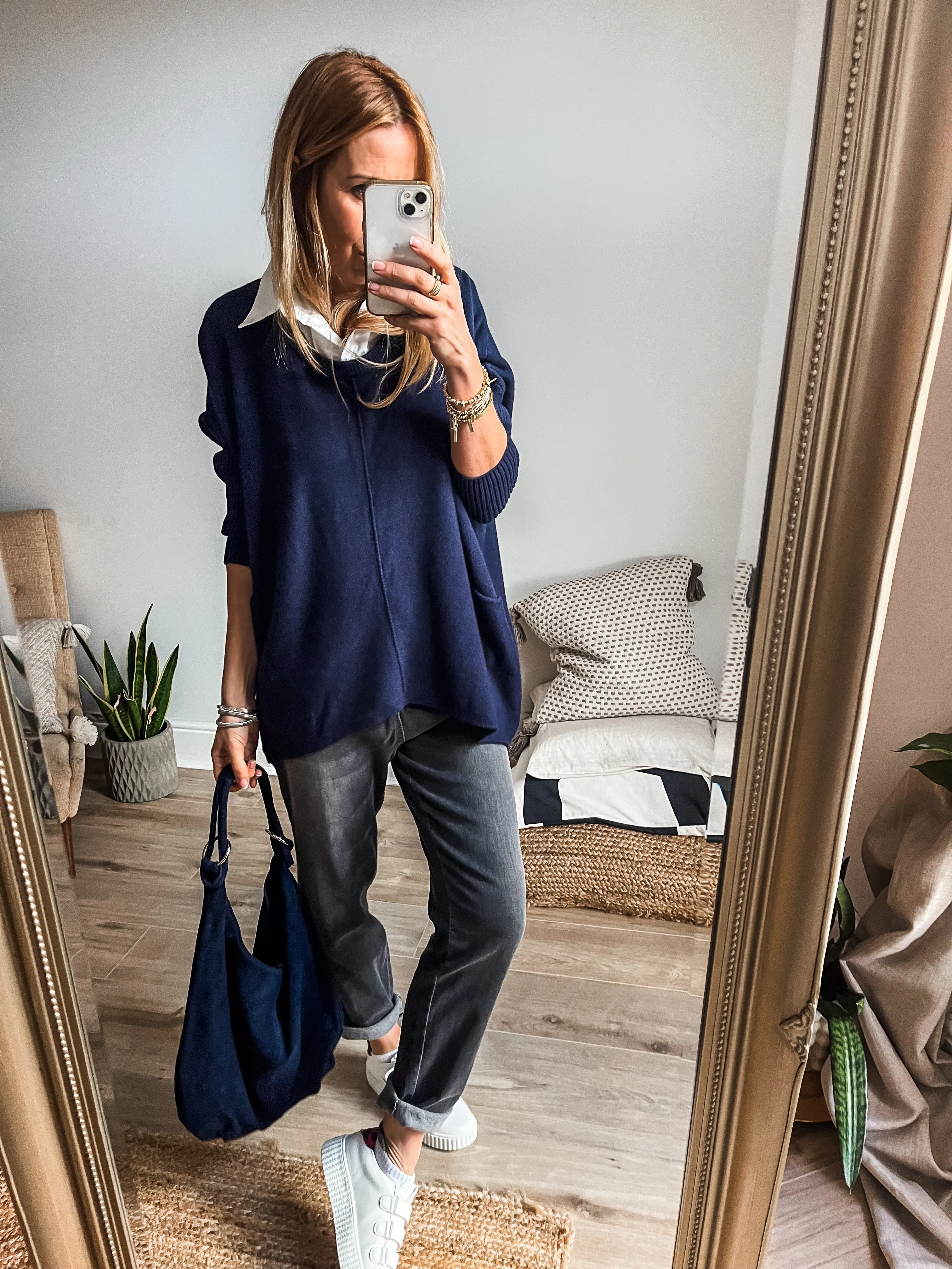 Shirt Collar Jumper