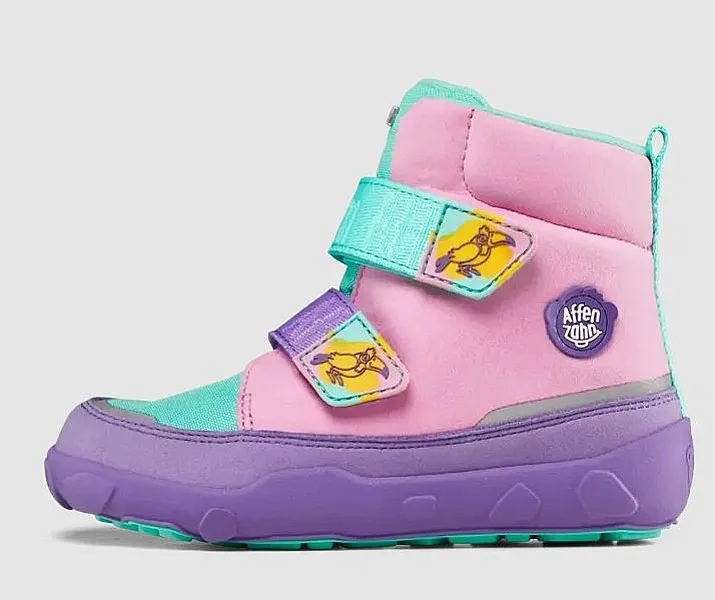 shoes Affenzahn Chamude Comfy Tucan - Pink - kid´s
