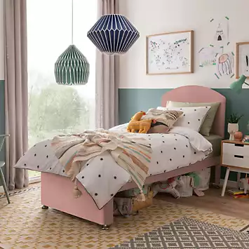 Silentnight Healthy Growth Maxi Store Bed With Sprung Mattress & Selene Headboard | Kaleidoscope