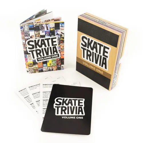 Skate Trivia Volume One Card Set Game - Fun Skateboard Game