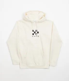 Skateboard Cafe Checkerboard Hoodie - Cream