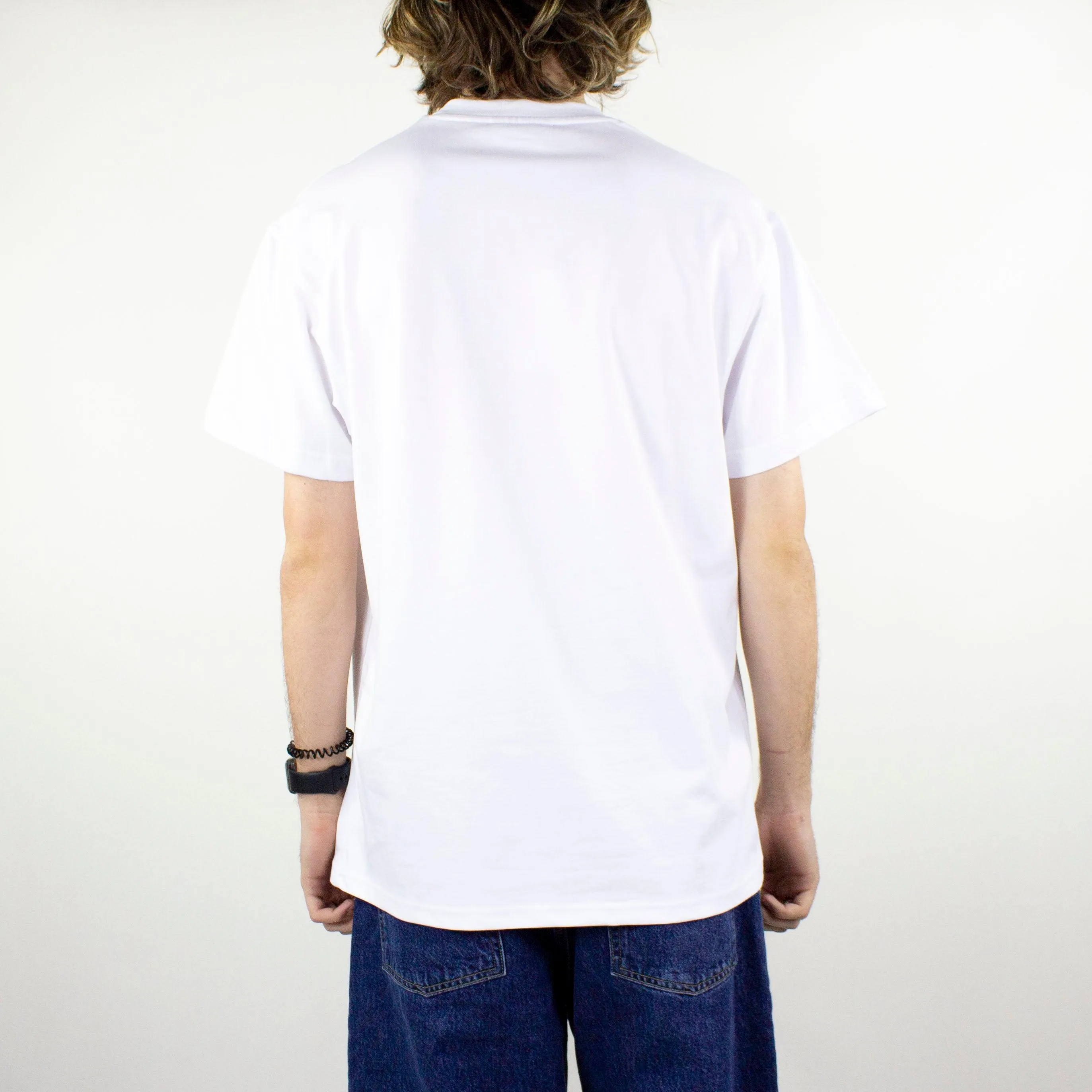 Skateboard Cafe Cheers T-Shirt - White exclusive at Remix