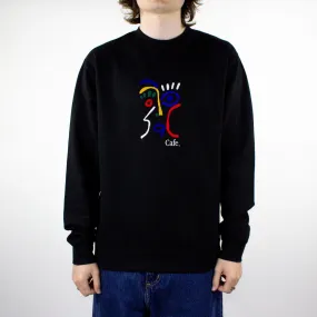 Skateboard Cafe Marcello Crewneck - Black exclusive at Remix