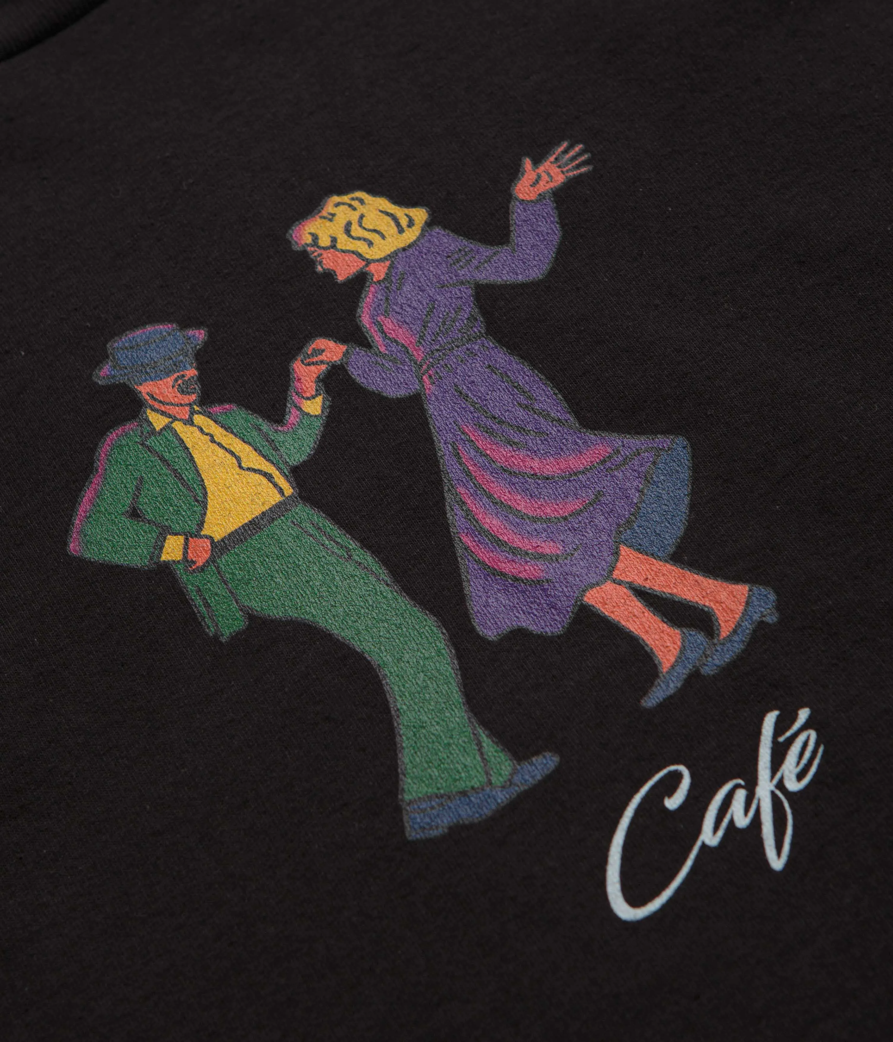 Skateboard Cafe Swing T-Shirt - Black