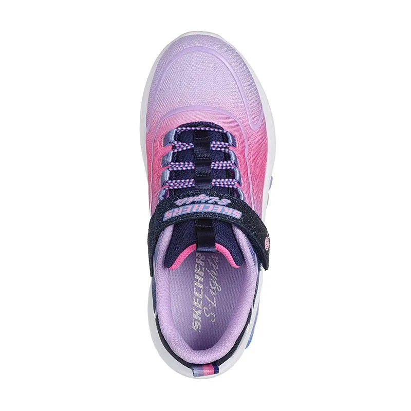 Skechers Kids' Rainbow Cruisers Junior Light Up Trainers Navy / Multi - SS24