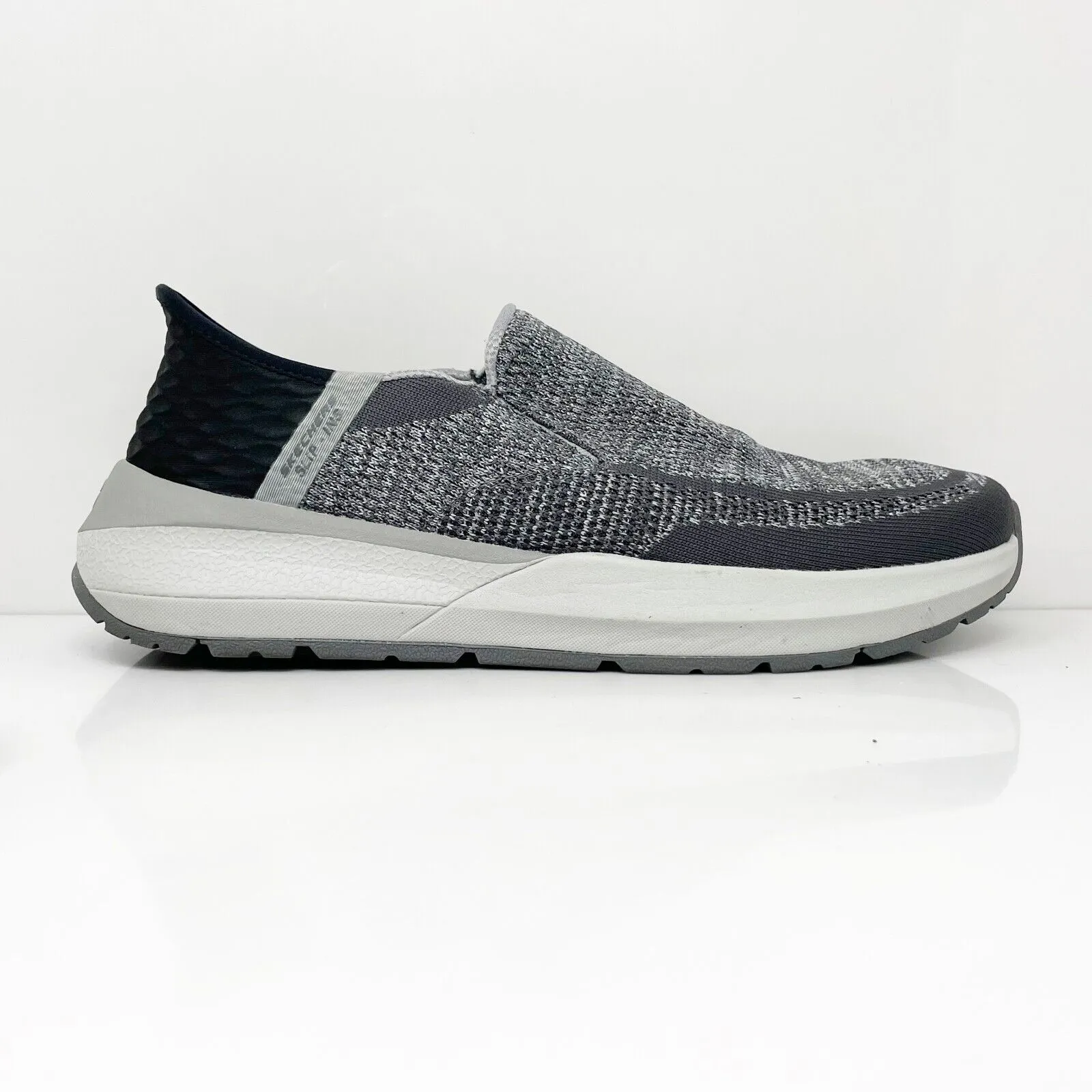 Skechers Mens Neville Rovelo 210546W Gray Casual Shoes Sneakers Size 9.5