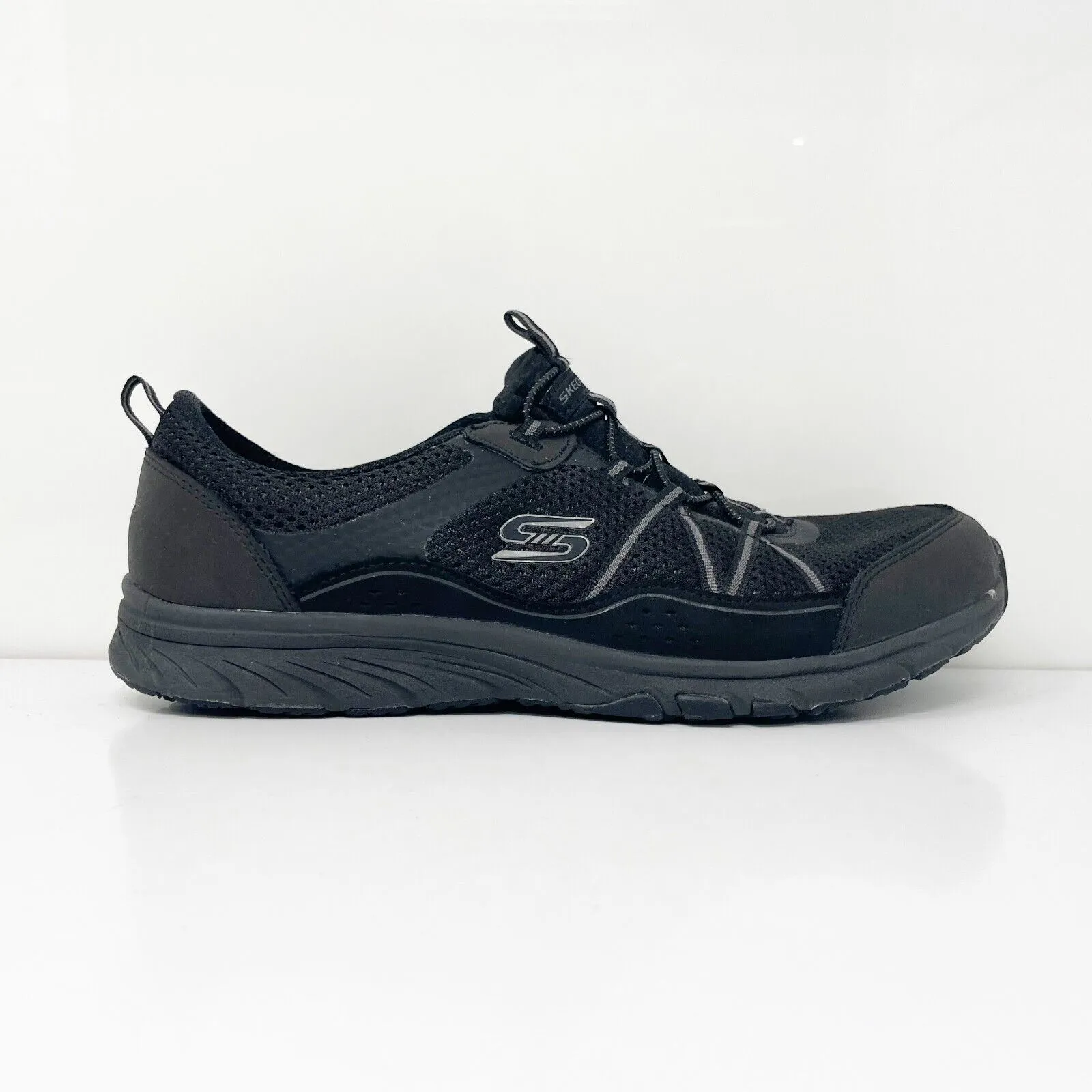 Skechers Womens Gratis Sport 104282W Black Running Shoes Sneakers Size 8.5