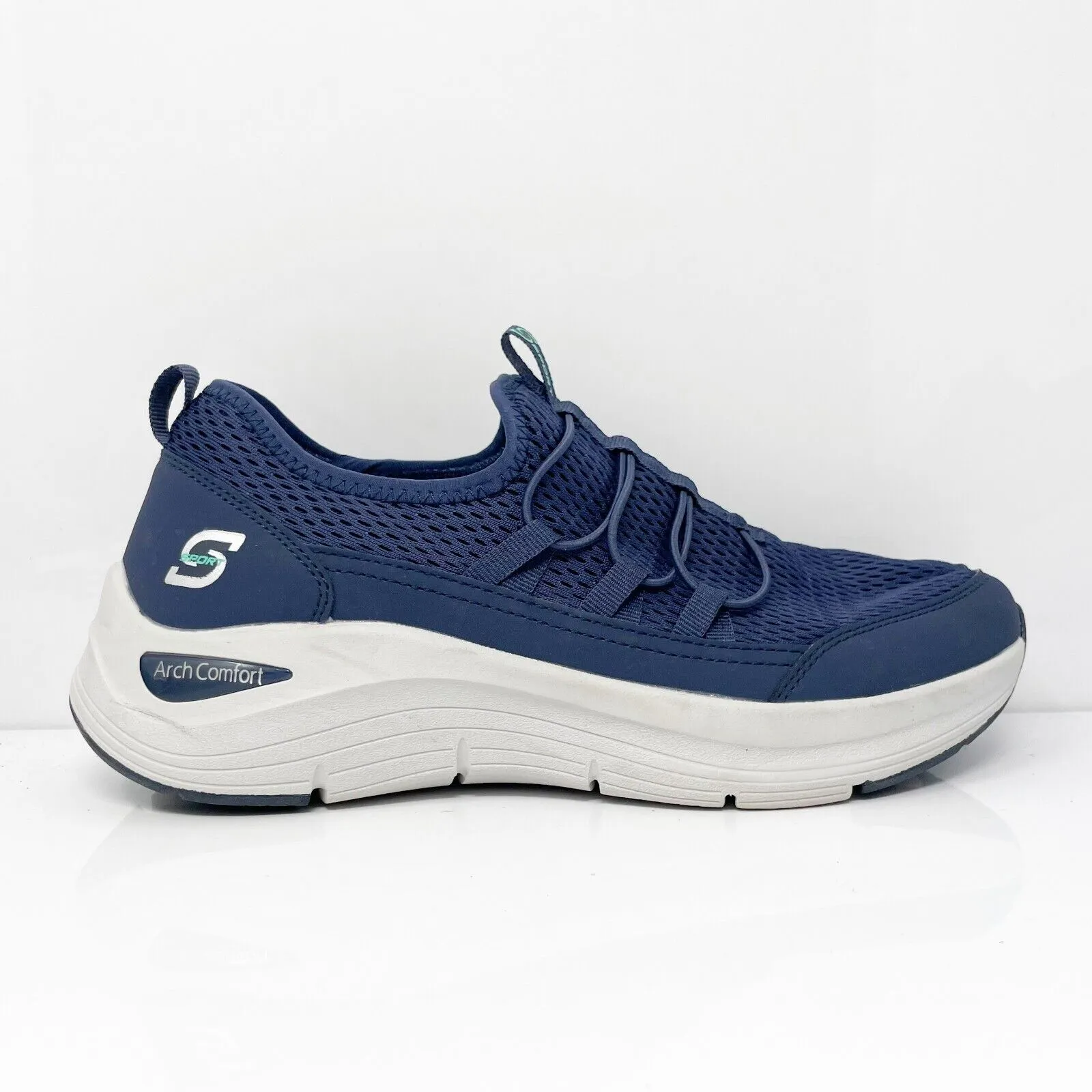 Skechers Womens S Sport F190-2 Blue Running Shoes Sneakers Size 9
