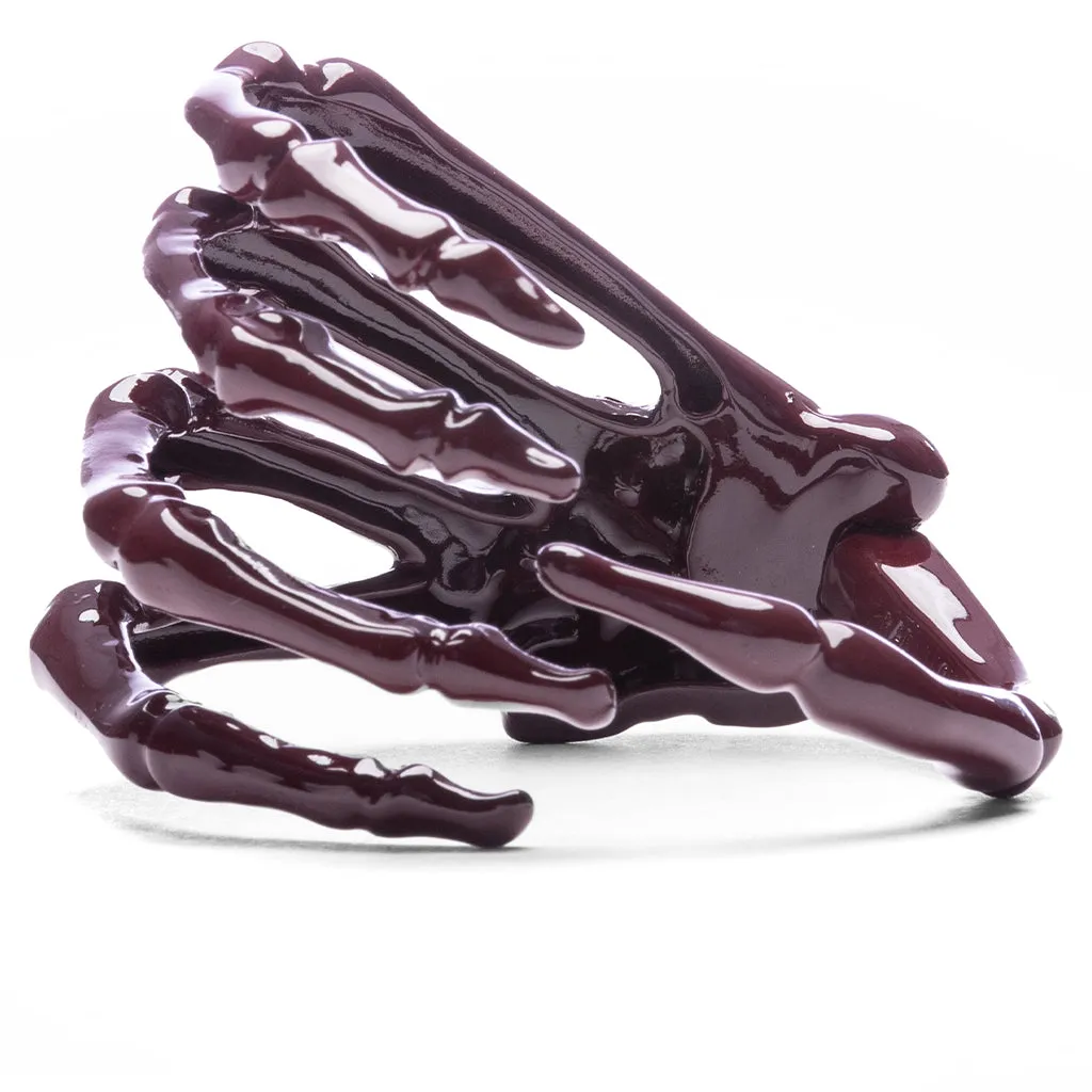 Skeleton Bracelet - Dark Aubergine