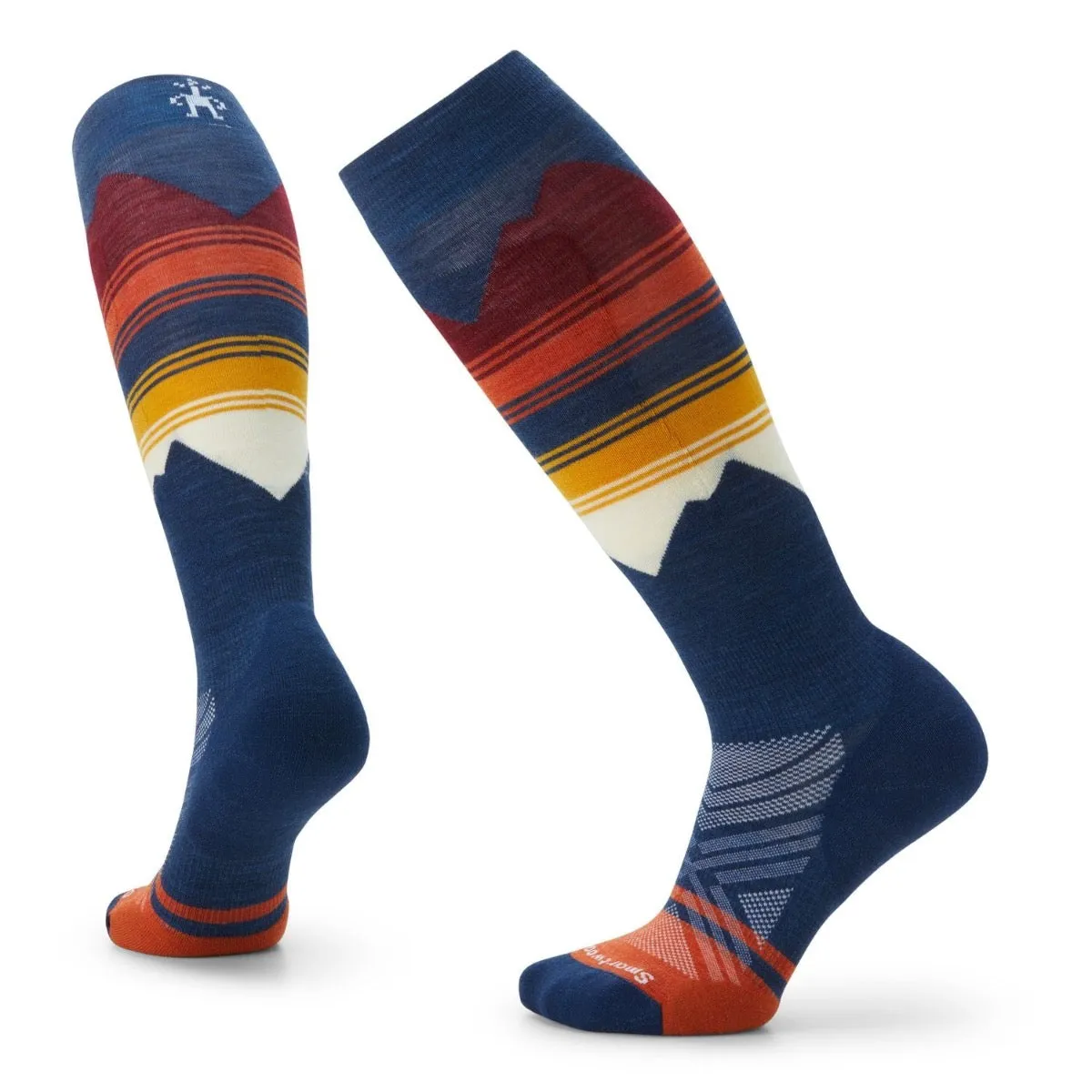 Ski Targeted Cushion Pattern Over The Calf Socks