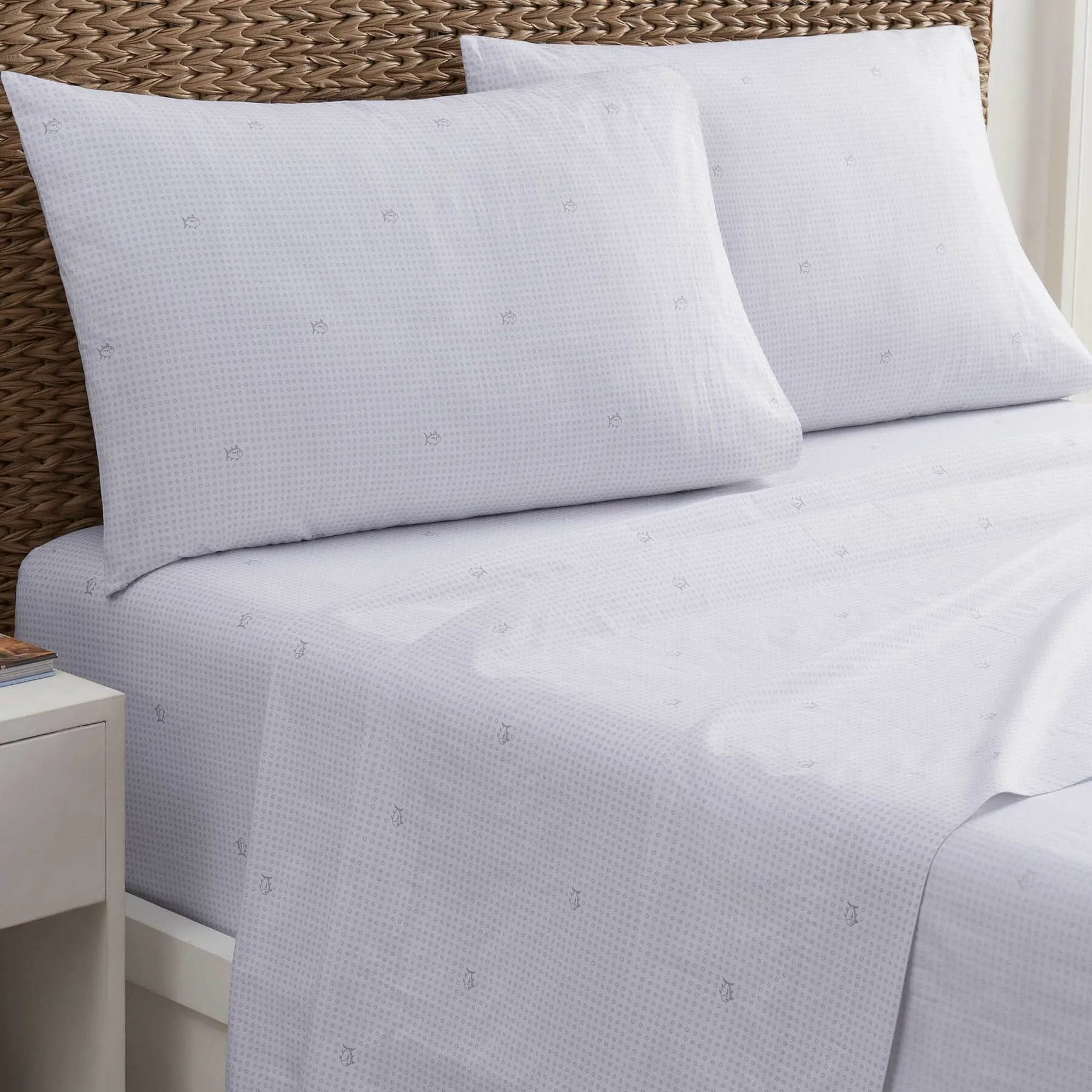 Skipjack Bubbles Gray Sheet Set