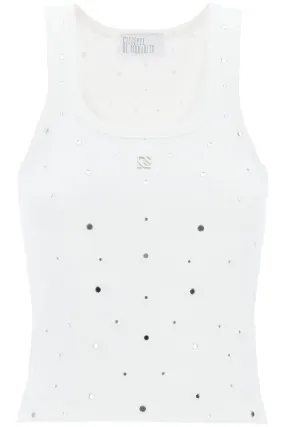 sleeveless top with 02SSTO257 02296 MILK
