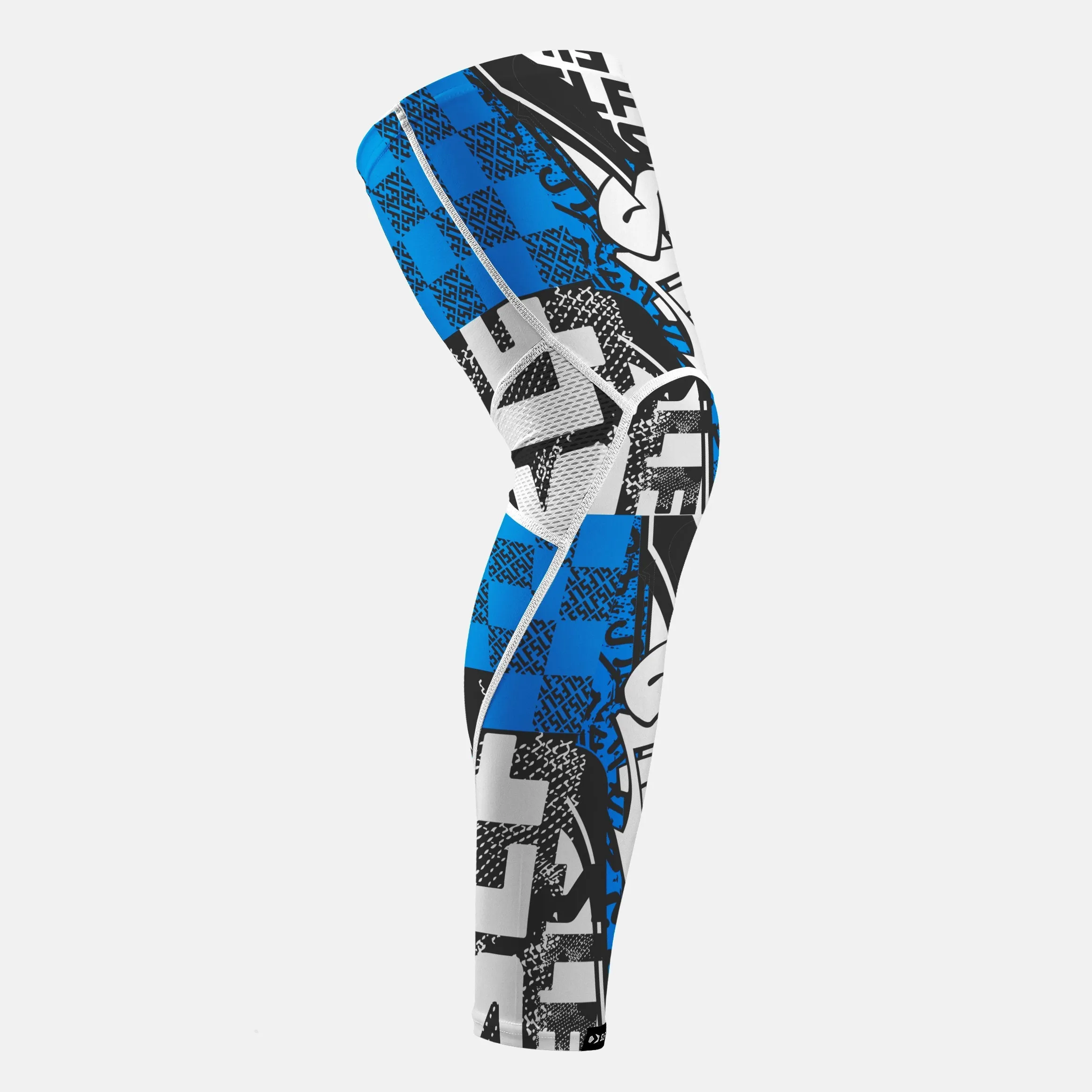 SLF Wild Blue Pattern Football Pro Leg Sleeve