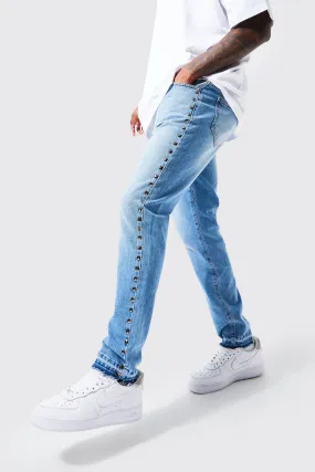 Slim Fit Stud Detail Jeans