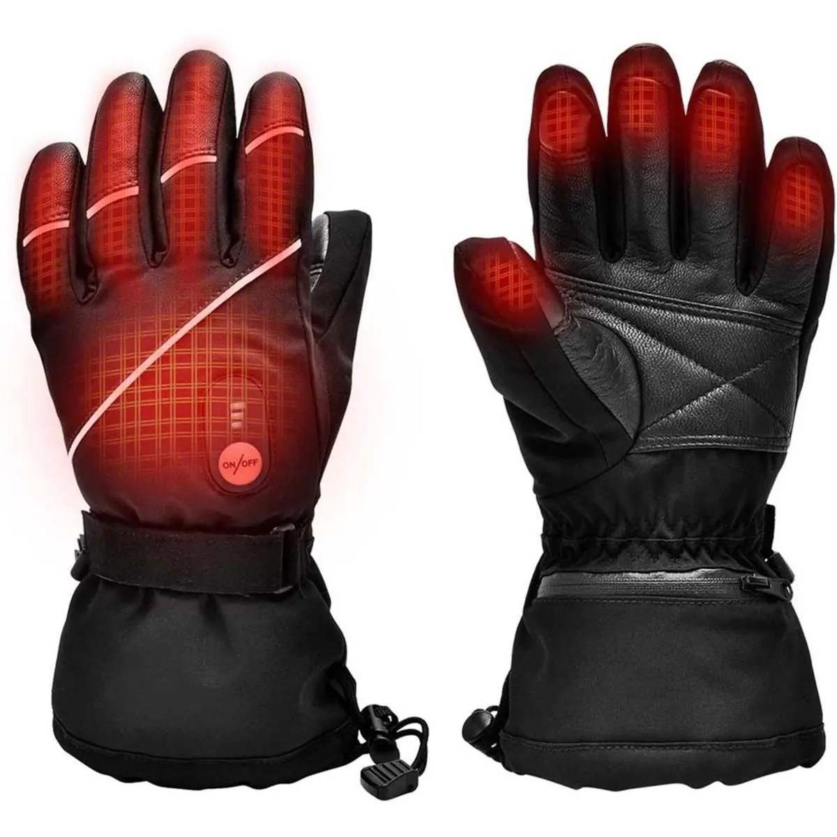 Snow Deer Unisex Rechargeable Battery Powered Electric Outdoor Heated Gloves