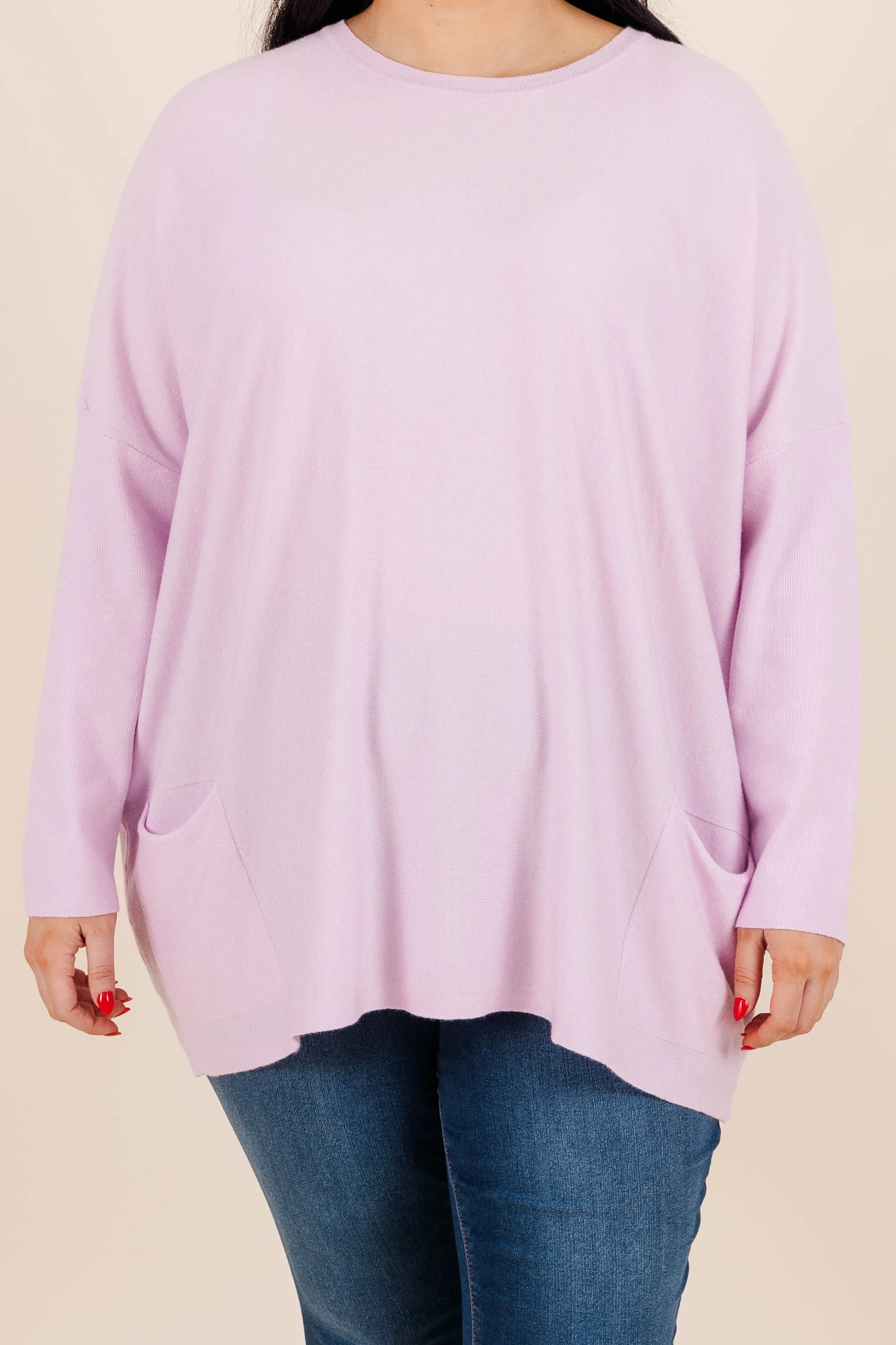 Snow Whispers Tunic, Dusty Lavender