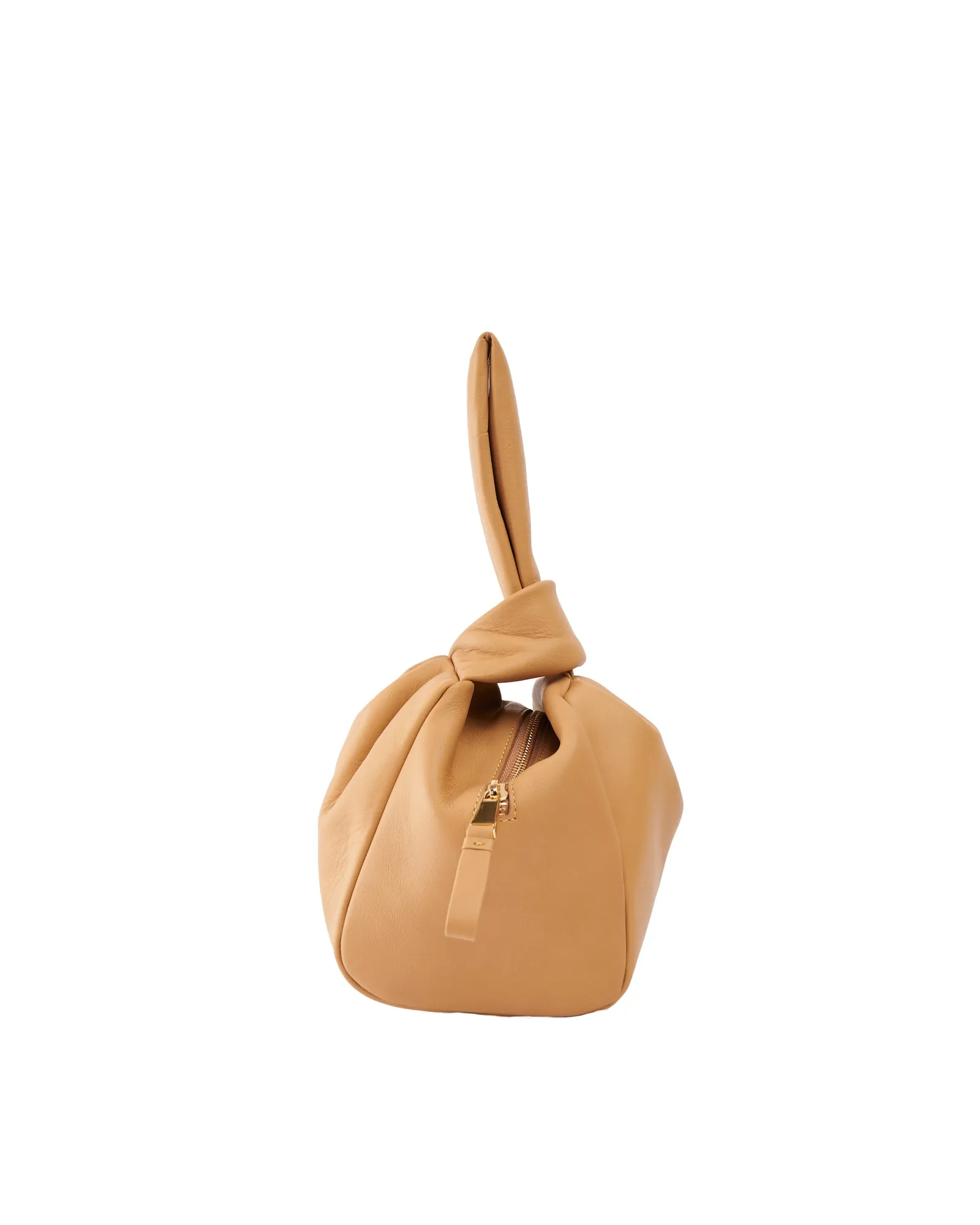 Soft Bombón Natural Knot Wrist Bag