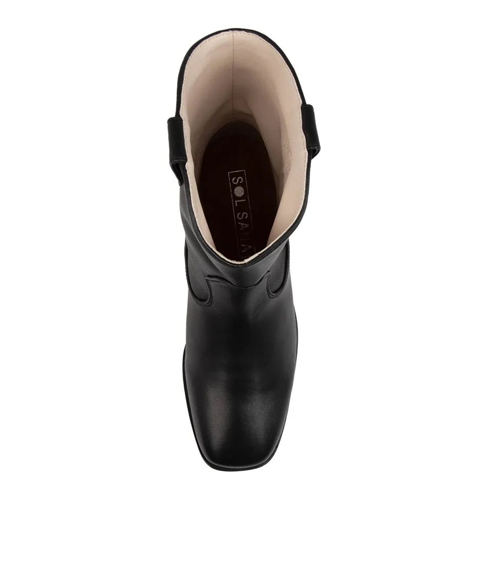 SOL SANA Matteo Boot Black Leather