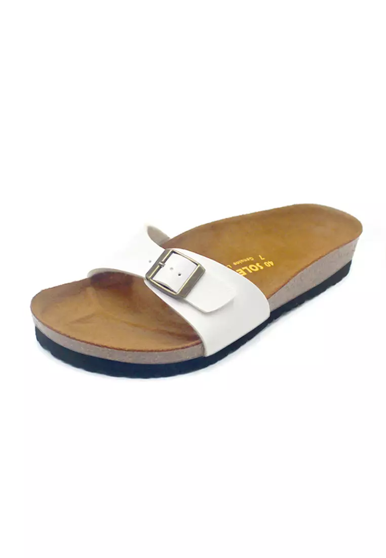 SoleSimple Lyon - White Sandals & Flip Flops