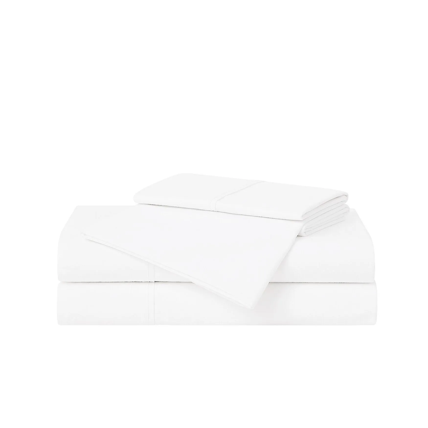Solid Percale 4 Piece Sheet Set