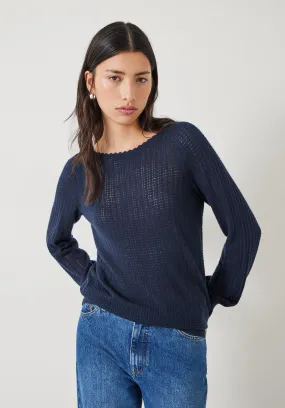 Sophia Boat Neck Lightweight Jumper