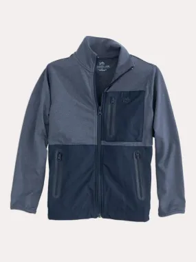     SOUTHERN TIDE  Boys' Sea Foam Performance Zip Up Jacket    