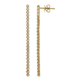 SPENCER Tennis Drop Earrings