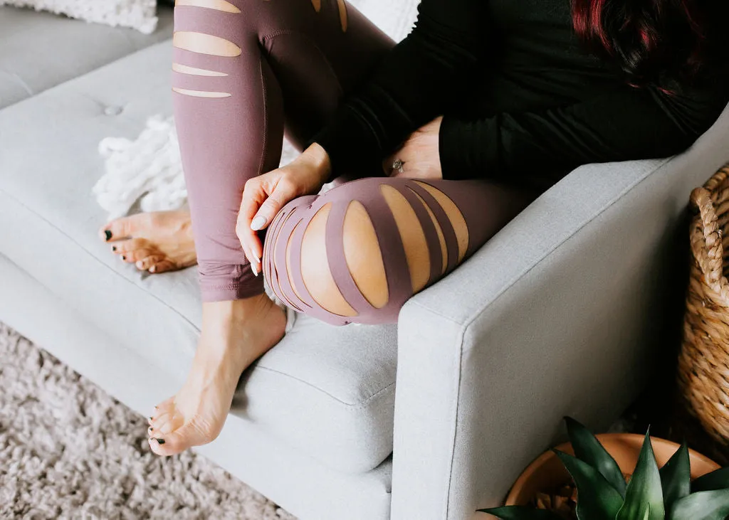Split Decision Laser Cut Leggings