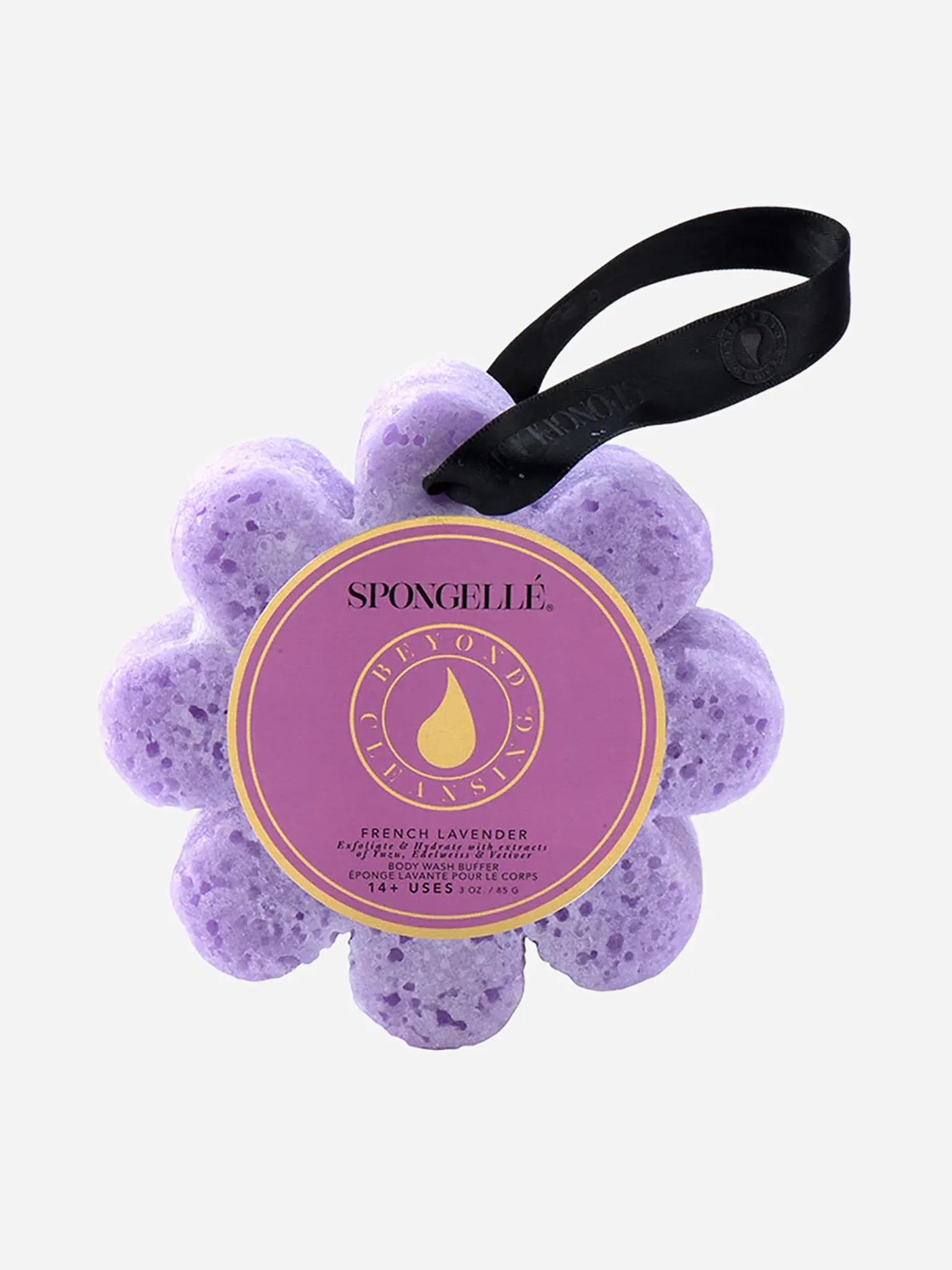     SPONGELLE  French Lavender Wild Flower Soap Sponge    