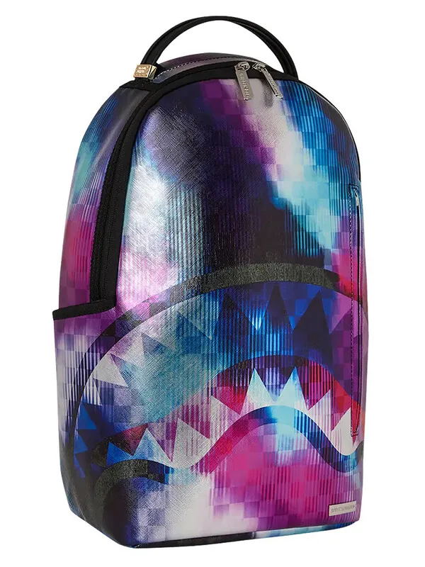 Sprayground Tye Check Backpack - Purple
