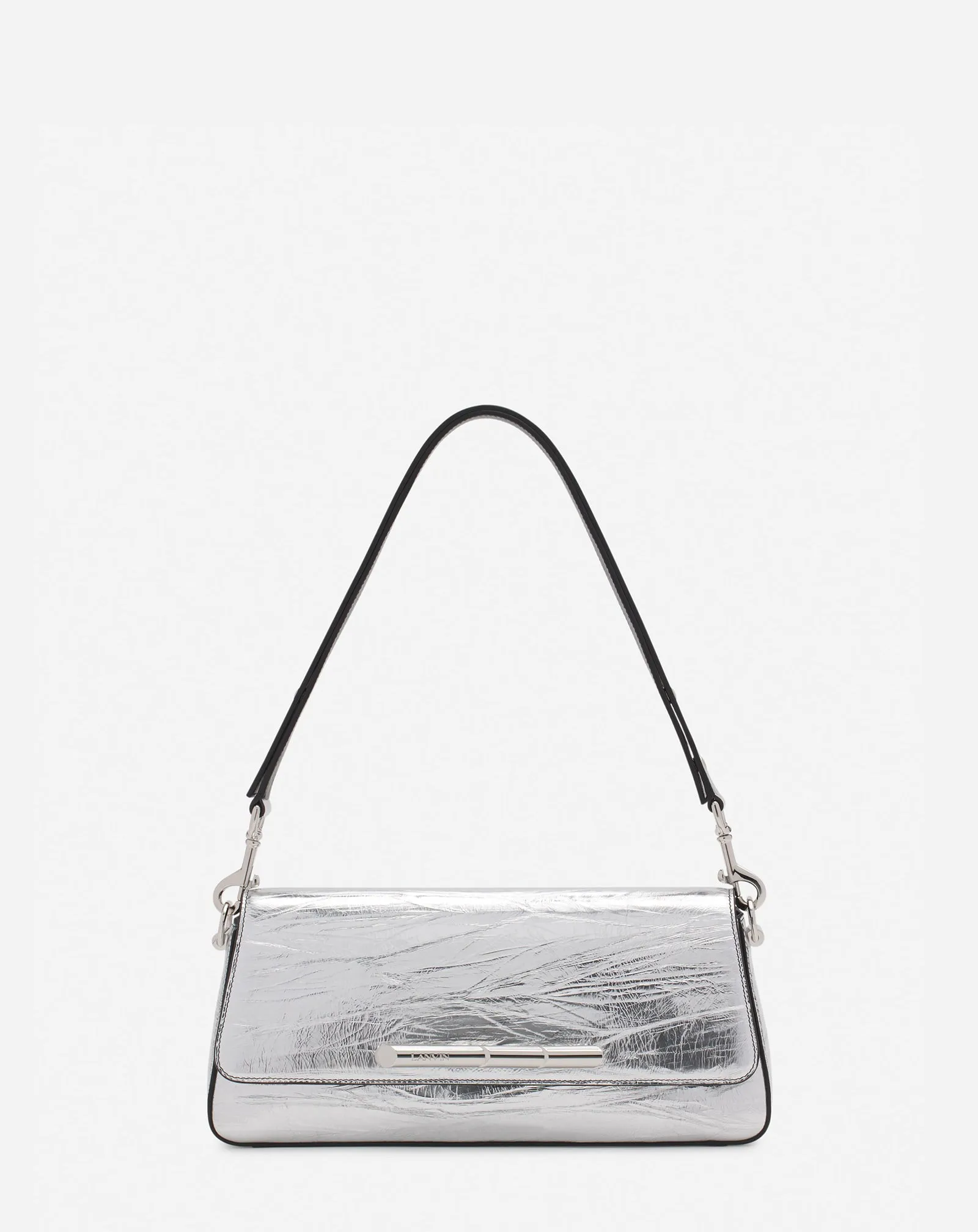 SQUENCE BAGUETTE BAG BY LANVIN IN METALLIC LEATHER