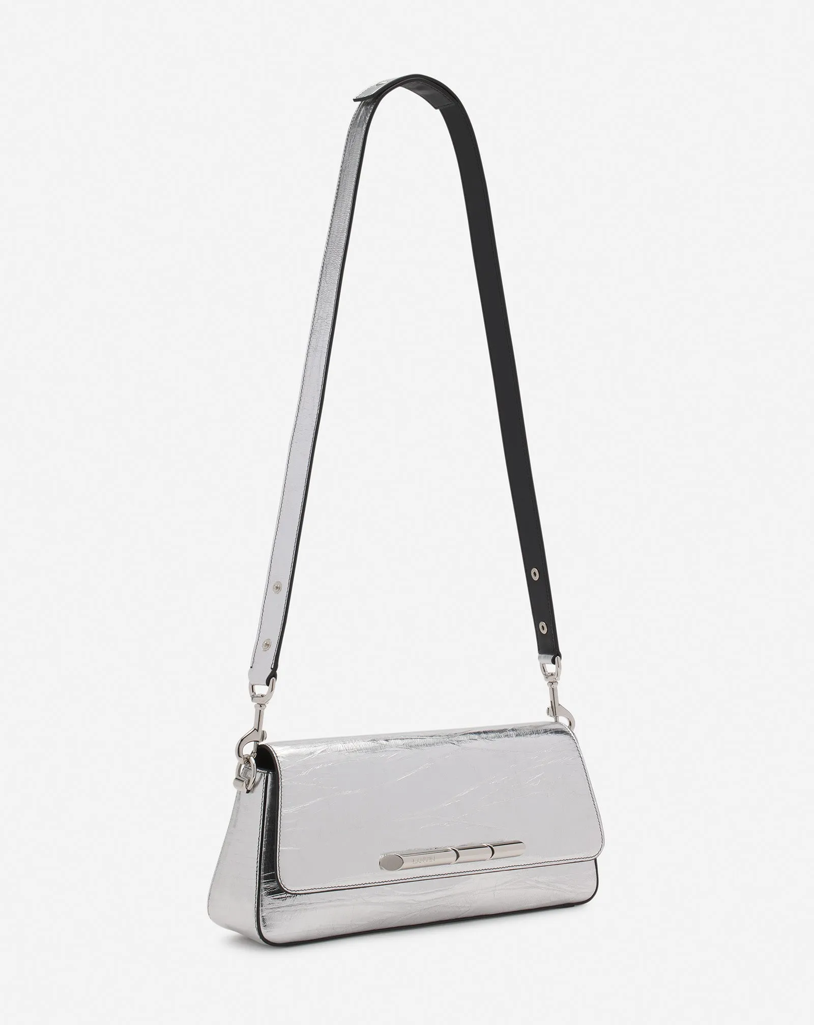 SQUENCE BAGUETTE BAG BY LANVIN IN METALLIC LEATHER