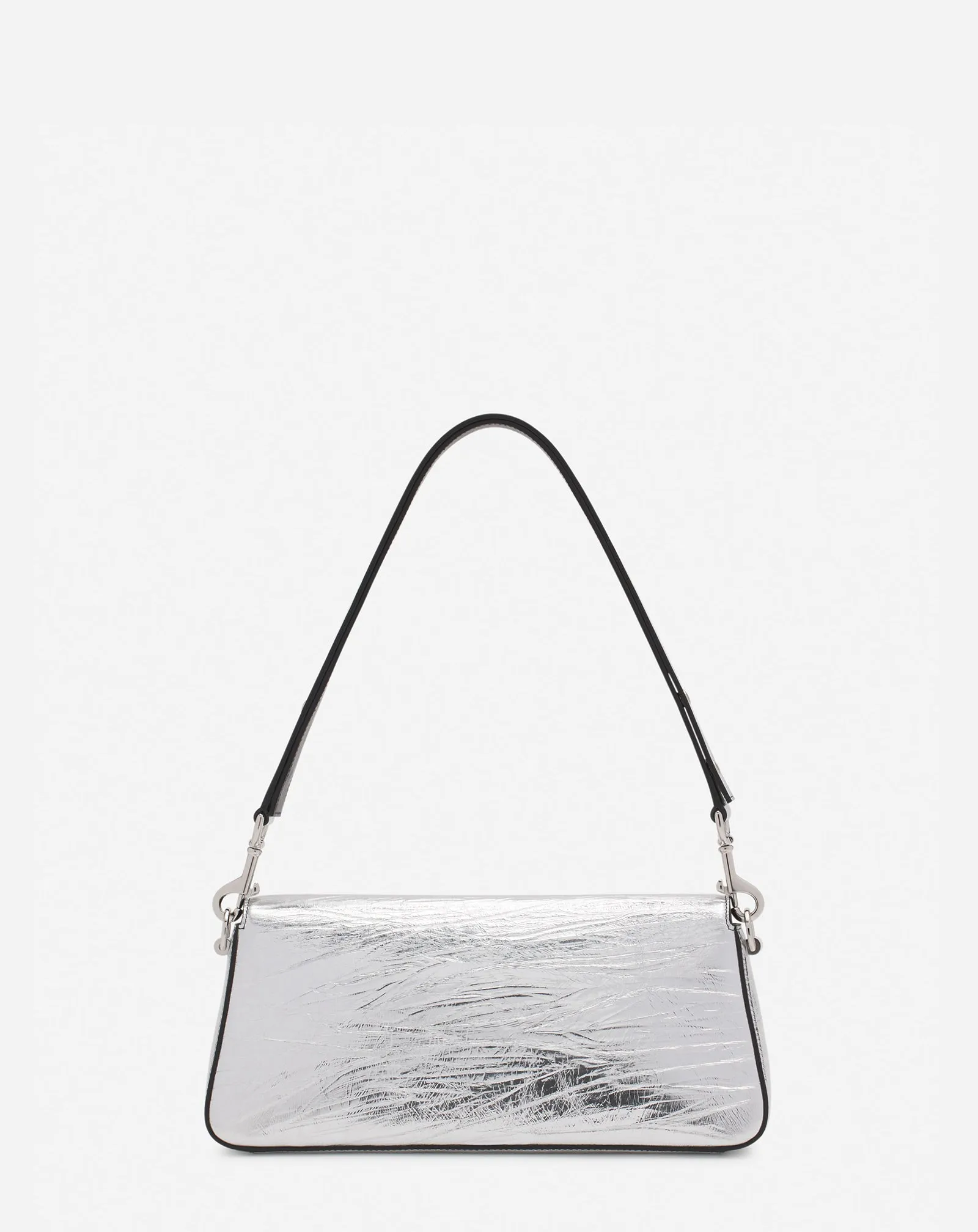 SQUENCE BAGUETTE BAG BY LANVIN IN METALLIC LEATHER