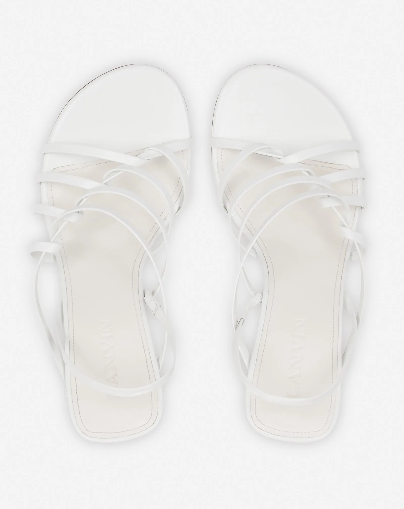 SQUENCE BY LANVIN LEATHER SANDALS