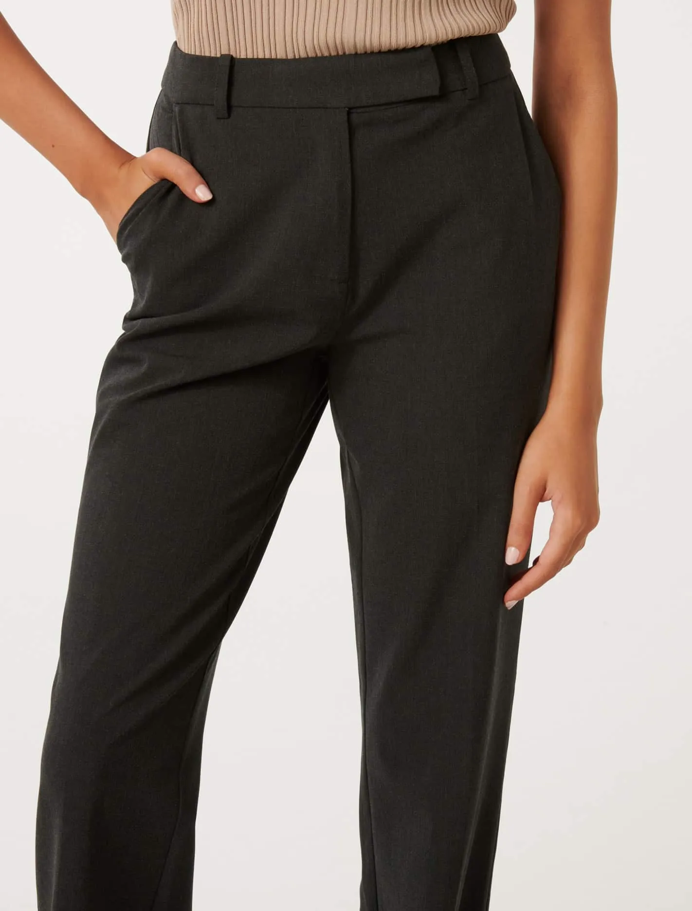 Stacey Petite Slim Straight-Leg Pants