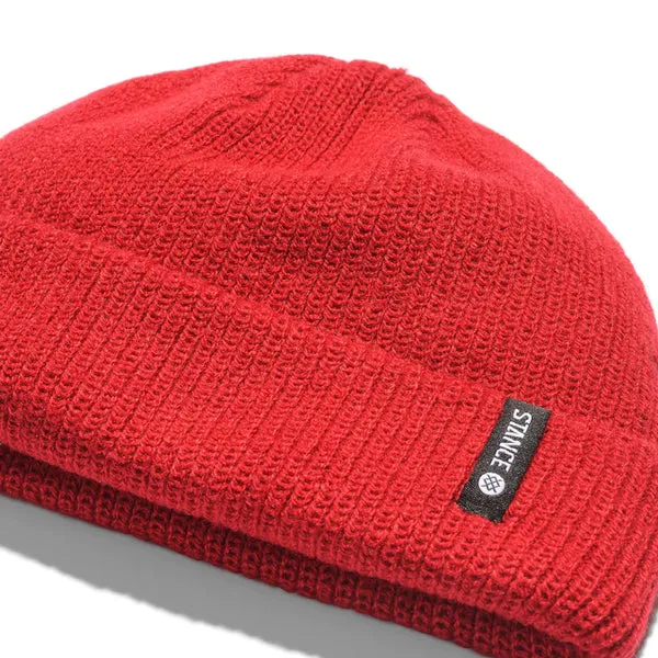 Stance Icon 2 Beanie Shallow - Red