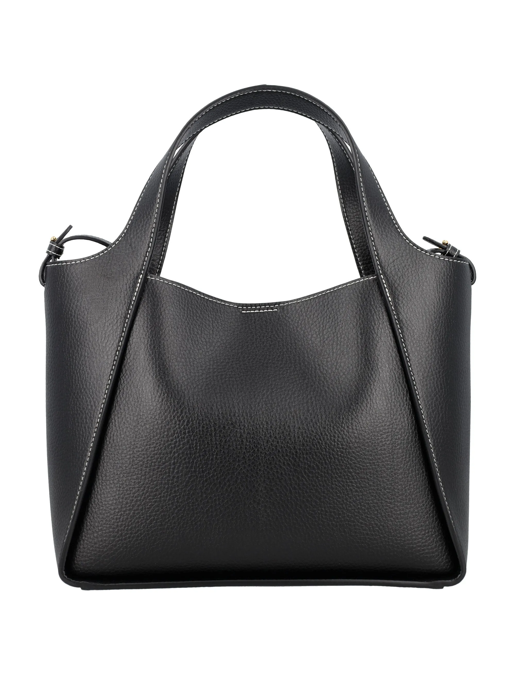 STELLA MCCARTNEY Elegant Embossed Grainy Mat Crossbody with Adjustable Strap - 9H x 10.6W x 5.7D