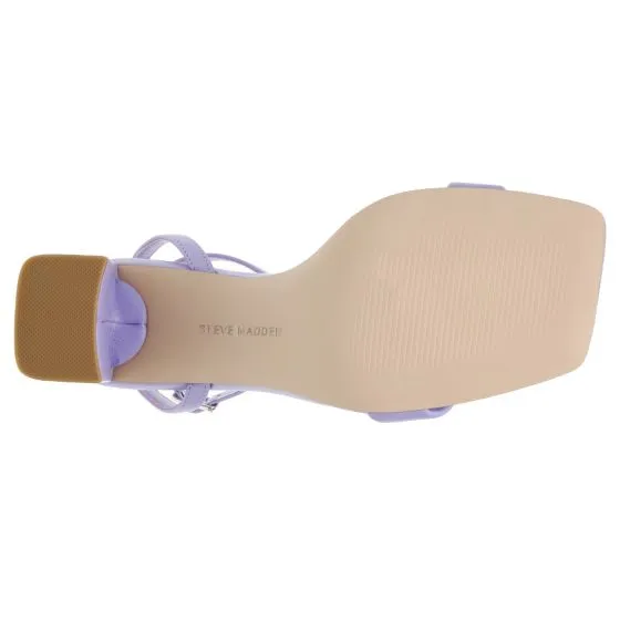 Steve Madden Luxe Lavender Blooms Soft PU Sandals