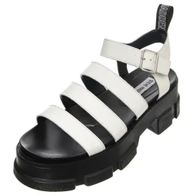 Steve Madden W' Pioneer White Leat Sandals