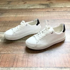 Steve Madden White Leather Sneakers- Size 7.5 (see notes)