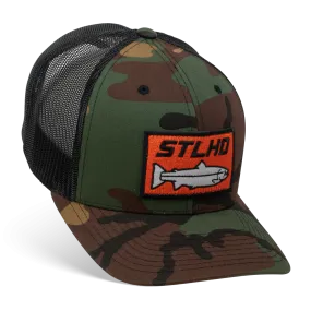 STLHD Camo Snapback Trucker Hat