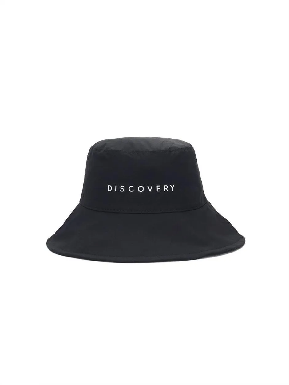 Strap Wide Hat Black