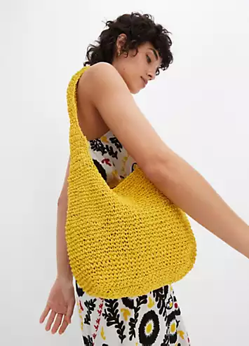 Straw Shoulder Bag by bonprix | Look Again