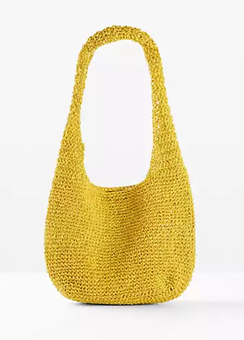 Straw Shoulder Bag by bonprix | Look Again