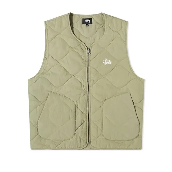 Stussy Recycled Nylon Liner Vest Coyote