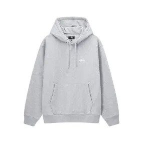 Stussy Stock Logo Hoodie - Grey Heather exclusive at Remix