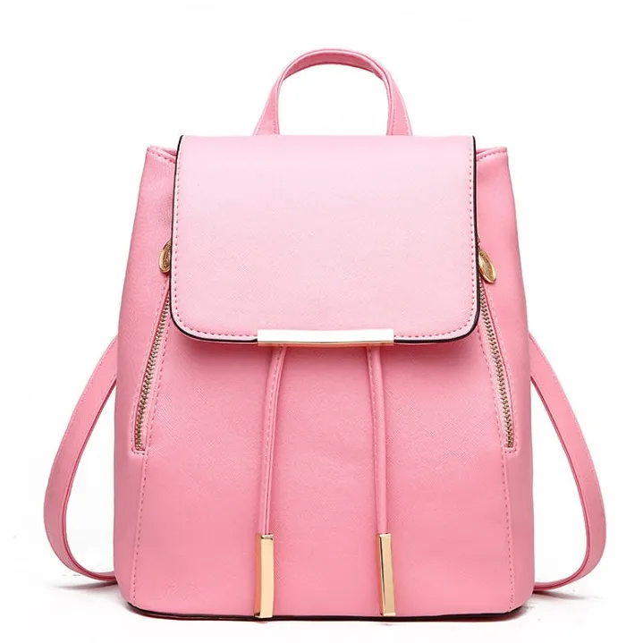 Stylish Backpack with Gold Accents