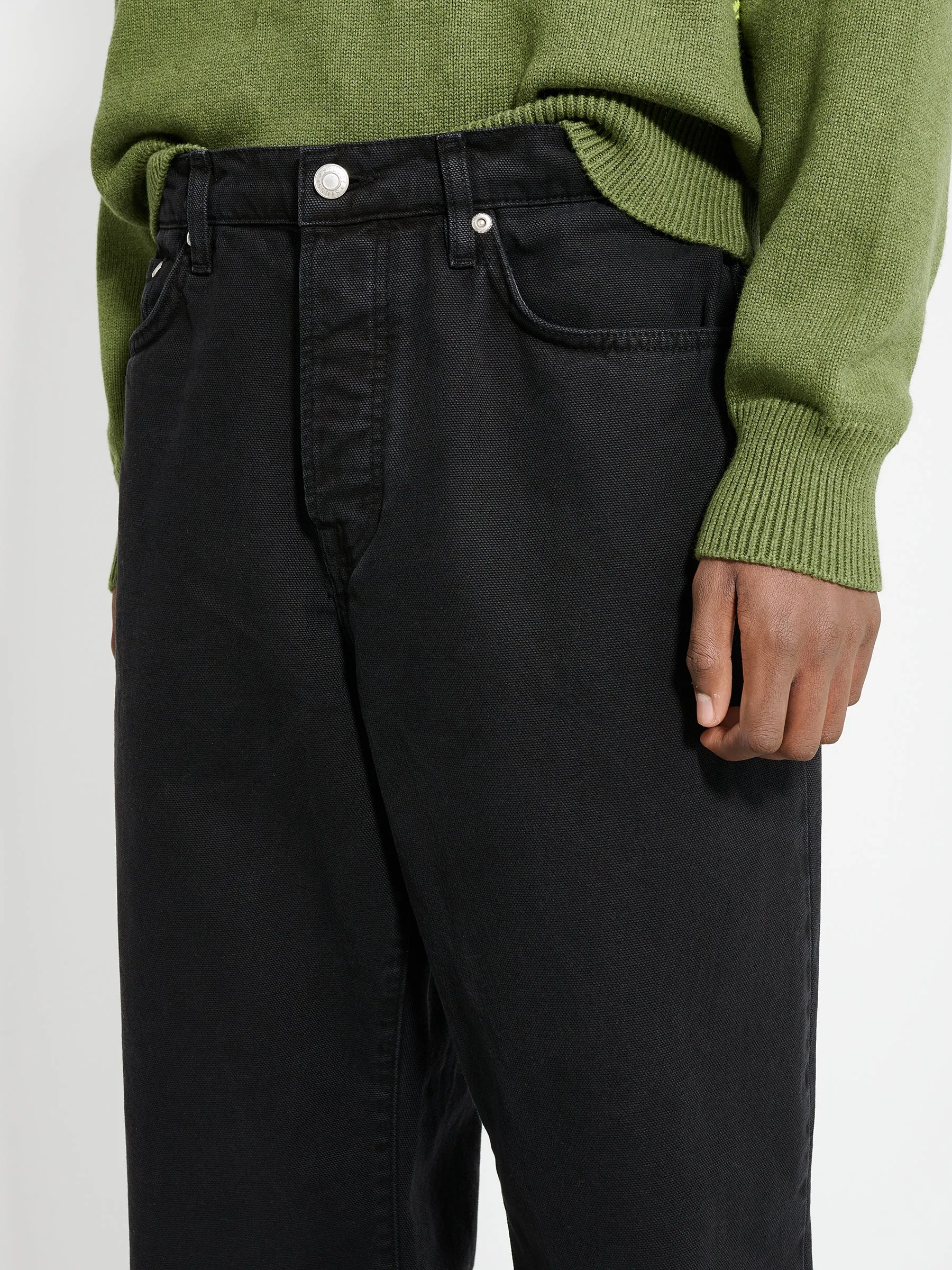 Stüssy Washed Canvas Big Ol’ Jeans Black
