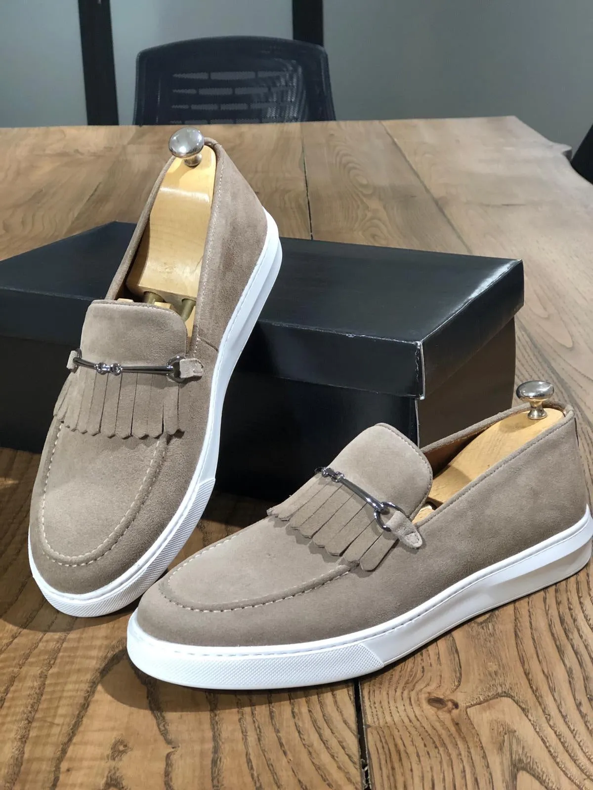 Suade Calf-Leather Shoes (6 Colors)
